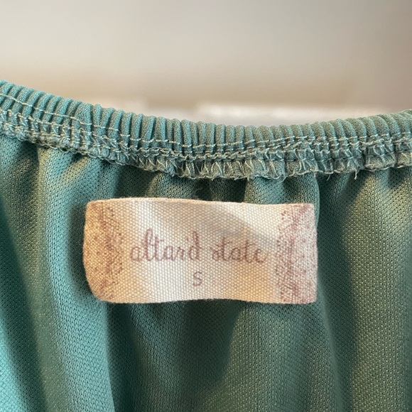 Floral Maxi Dress in Green and Purple - Picture 3 of 5